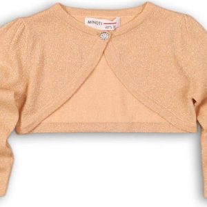 Svetr dívčí bolerko, Minoti, ENCHANTED 2, zlatá – 92/98 | 2/3let