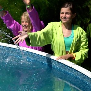 Born To Swim Microfiber župan Fialovál