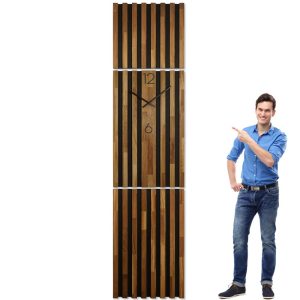 Flexistyle z238 – dřevěné lamelové hodiny