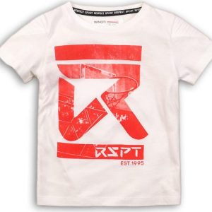 Tričko chlapecké s krátkým rukávem, Minoti, BALL 1, bílá – 152/158 | 12/13let