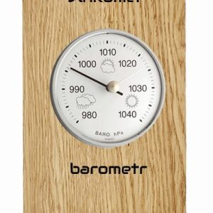 KUBRi 0221STF – špičkový barometr s vynikající citlivostí v dubovém rámu