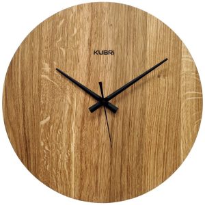 KUBRi 0100RC – Dubové hodiny české výroby řízené signálem