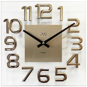JVD HT110.3 – hodiny s výraznými číslicemi a průhledným sklem
