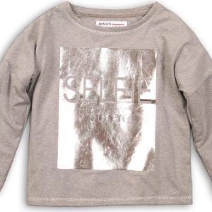 Tričko dívčí s dlouhým rukávem, Minoti, REDSOX 2, šedá – 116/122 | 6/7let