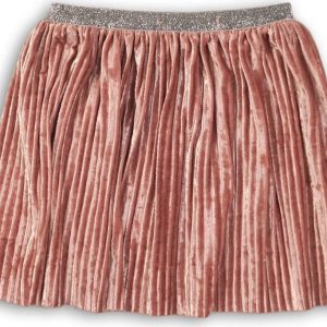 Sukně dívčí sametova skládaná, Minoti, PETAL 6, růžová – 152/158 | 12/13let