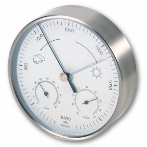 TFA 20.2027.60 – Meteostanice pro vnitřní/venkovní použití – nerez, bílý ciferník