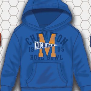 Mikina chlapecká s kapucí, Minoti, BHOOD 3, modrá – 80/86 | 12-18m