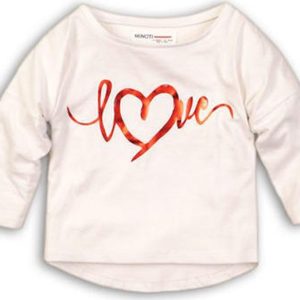 Tričko dívčí s dlouhým rukávem, Minoti, GDIP 16, bílá – 68/80 | 6-12m