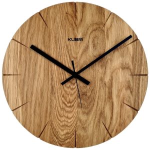 KUBRi 0071RC – Hodiny z masivního dubu řízené signálem
