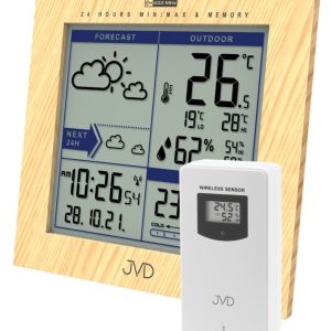 JVD RB9233.1 – meteostanice originálního designu s časem řízeným signálem