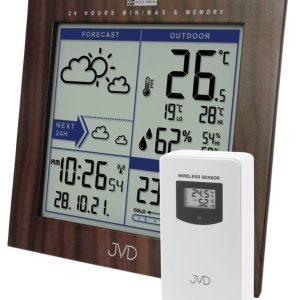 JVD RB9233.2 – metostanice s dřevěným rámečkem a mnoha funkcemi