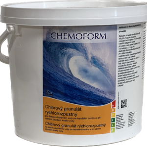 Chlorový granulát rychlorozpustný 5kg – chloršok, CHEMOFORM