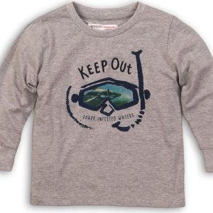 Tričko chlapecké s dlouhým rukávem, Minoti, Cast 6, šedá – 92/98 | 2/3let