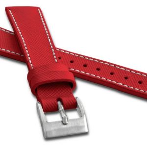 LAVVU LSFUR20 Červený strukturovaný řemínek EPSOM z luxusní kůže Top Grain – 20
