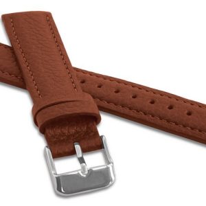 LAVVU LSHUE20 Hnědý polstrovaný řemínek BISON z luxusní kůže Top Grain – 20