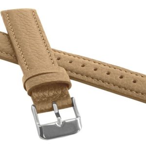 LAVVU LSHUF22 Béžový polstrovaný řemínek BISON z luxusní kůže Top Grain – 22
