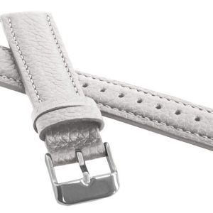LAVVU LSHUW24 Bílý polstrovaný řemínek BISON z luxusní kůže Top Grain – 24