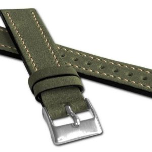 LAVVU LSWUG24 Khaki řemínek RETRO z luxusní kuže Top Grain – 24