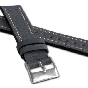 LAVVU LSWUL24 Modrý řemínek RETRO z luxusní kuže Top Grain – 24