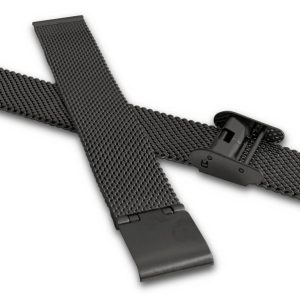 MINET MPSNB14 Černý kovový tah MESH Band Black – 14