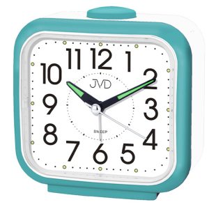 JVD SRP1309.7 – Budík s tichým chodem a možností volby zvonění drnčením nebo pípáním
