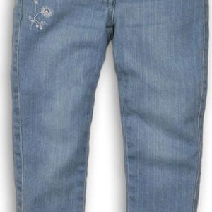 Kalhoty dívčí džínové s elastenem, Minoti, Secret 9, modrá – 92/98 | 2/3let