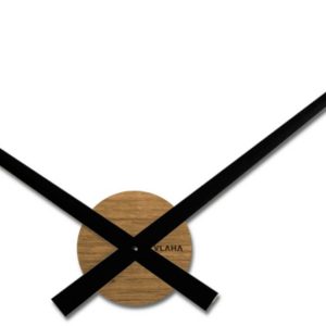 VLAHA VCT1047 – Dubové hodiny MINIMAL vyrobené v Čechách se černými ručkami