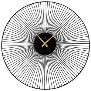 JVD HJ101 – Designové hodiny v kombinaci černo zlaté barvy