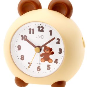 JVD SRP911.1 – Dětský budík s medvídkem v pastelových barvách
