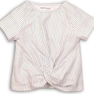 Tričko dívčí s krátkým rukávem, Minoti, Union 4, bílá – 98/104 | 3/4let