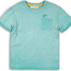 Tričko chlapecké s krátkým rukávem, Minoti, Venice 5, tyrkysová – 122/128 | 7/8let