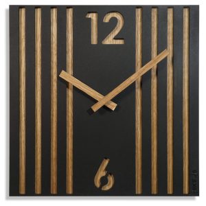 Flexistyle z234 – nástěnné hodiny s originálním lamelovým designem