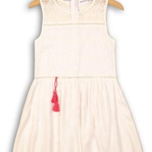 Šaty dívčí, Minoti, Wilderness 9, bílá – 98/104 | 3/4let