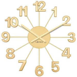 Lavvu LCT5002 – Zlaté hodiny Nuance vyrobené v Čechách o průměru 42cm