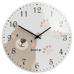Flexistyle z95a – dětské hodiny s medvídkem