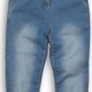 Kalhoty dívčí džínové s laclem, Minoti, Tumbleweed 10, modrá – 98/104 | 3/4let