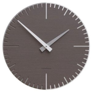 Hodiny CalleaDesign 10-025-89 Exacto 36 cm dub wengé