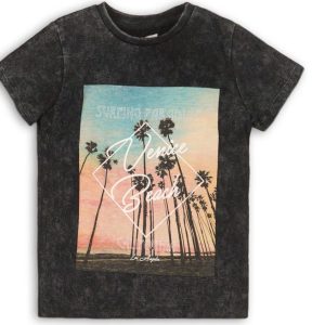 Tričko chlapecké s krátkým rukávem, Minoti, Surf 2, černá – 104/110 | 4/5let