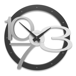 Hodiny CalleaDesign 10-127-5 Scarlett 45 cm černá