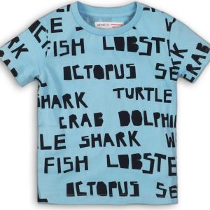 Tričko chlapecké s krátkým rukávem, Minoti, TB TSHIRT 1, modrá – 86/92 | 18-24m