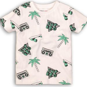 Tričko chlapecké s krátkým rukávem, Minoti, KB TSHIRT 15, bílá – 152/158 | 12/13let