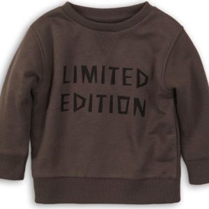 Mikina chlapecká, Minoti, TB FLEECE CREW 3, hnědá – 92/98 | 2/3let