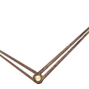 HRC85 – Kompletní hodinový strojek řízený signálem s tichým chodem včetně dřevěných ručiček