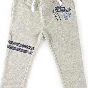 Tepláky chlapecké, Minoti, TB FLEECE JOG 1, šedá – 68/80 | 6-12m