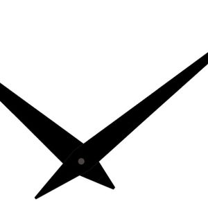 Hodinový strojek s tichým chodem včetně robustních ručiček HRP74