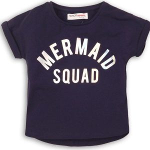 Tričko dívčí s krátkým rukávem, Minoti, TG TEE 5, tmavě modrá – 92/98 | 2/3let