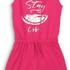 Overal dívčí bavlněný, Minoti, KG PLAYSUIT 16, červená – 98/104 | 3/4let