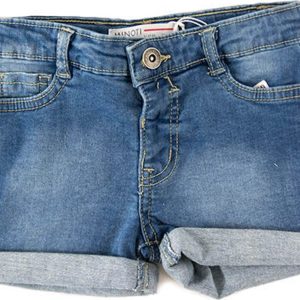 Kraťasy dívčí džínové s elastenem, Minoti, TG DSHORT 1, modrá – 92/98 | 2/3let