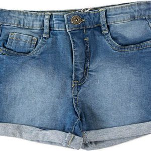 Kraťasy dívčí džínové s elastenem, Minoti, KG DSHORT 6, modrá – 98/104 | 3/4let