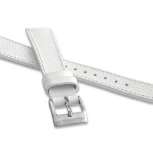 Bílý struktorovaný řemínek LAVVU EPSOM z luxusní kůže Top Grain – 22